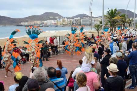 Playa Chica En Las Canteras Las Palmas de Gran Canaria Bagian luar foto