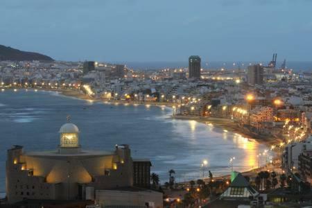 Playa Chica En Las Canteras Las Palmas de Gran Canaria Bagian luar foto